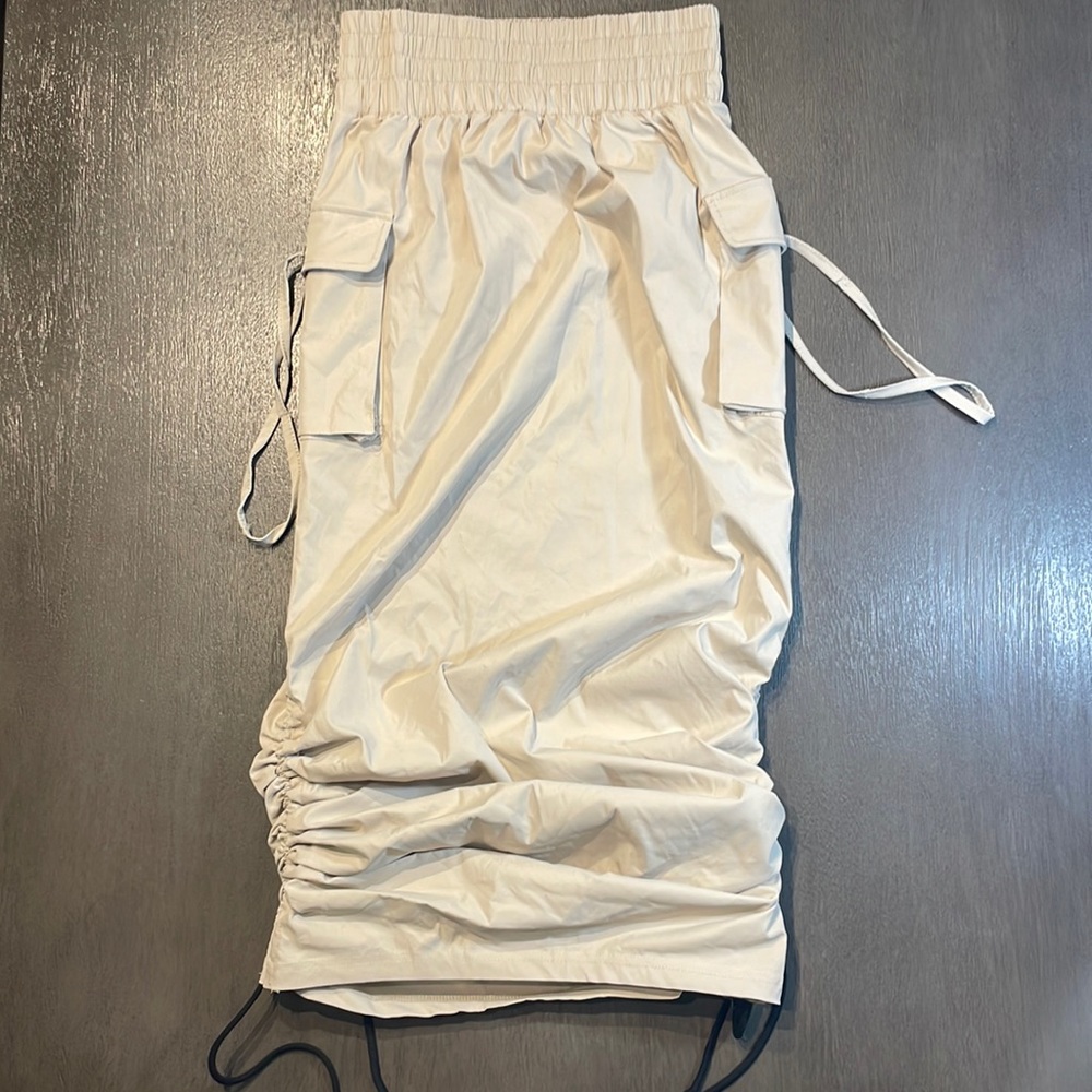 Long Adjustable Drawstring Skirt - image 1